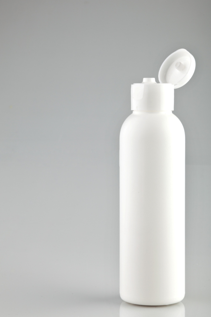 125ml HDPE boston white bottle 24/410